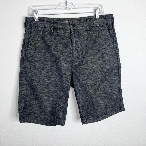 Hurley Nike Shorts Men Size 32 Golf Gray Dri Fit 10.5" Inseam Lightweight DD - Picture 1 of 11
